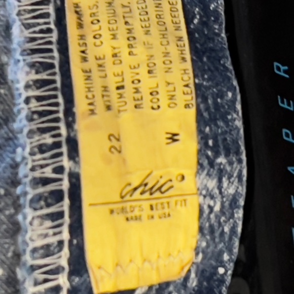 Authentic vintage chic high rise jeans 22 - Picture 13 of 16